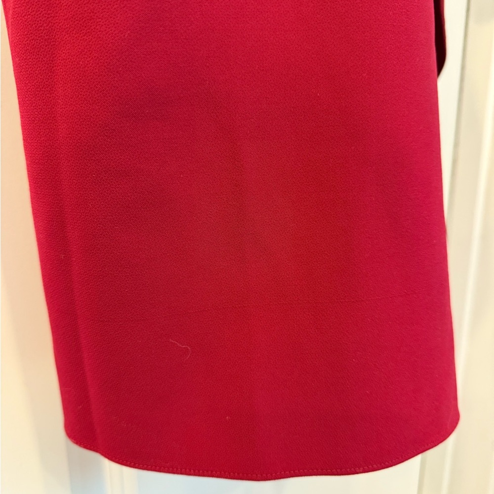 Shoshanna Wells Red Gown off the shoulder  Dress - Picture 5 of 12